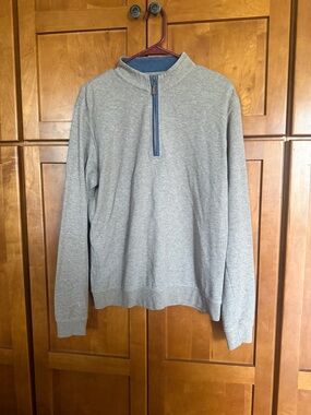 Jonnie-o Sully Quarter Zip Golf Casual Wear Sweater Tan Men’s Medium